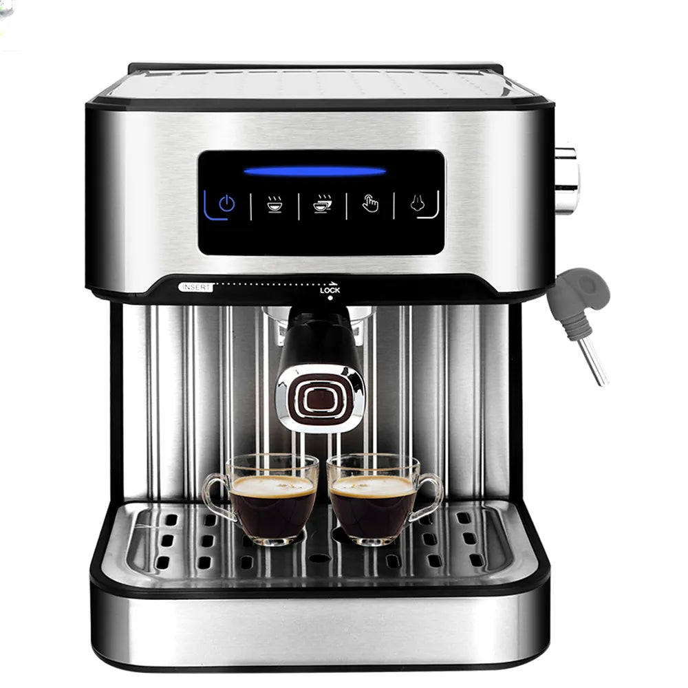 Pireware® Siebträgermaschine - Espressomaschine mit LCD Display
