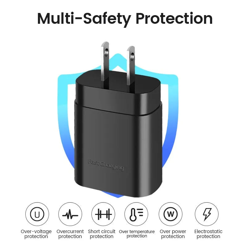 25W USB-C Ladegerät Steckdosen Adapter für Samsung Galaxy S22 S21 S20 Note 20 10 A90 Typ C Schnelles Aufladen mit USB C auf Typ C Kabel
