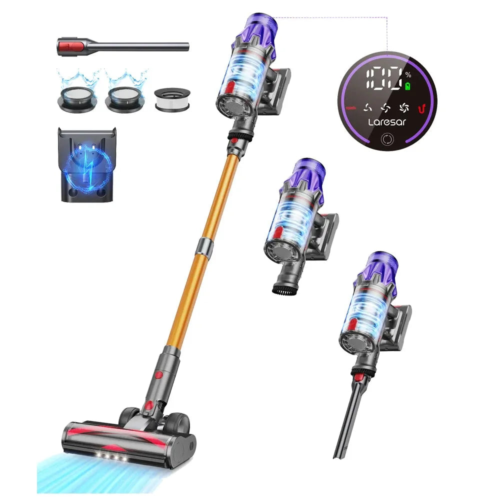 Pireware® Ultra 7 Kabelloser Akku Staubsauger Beutellos