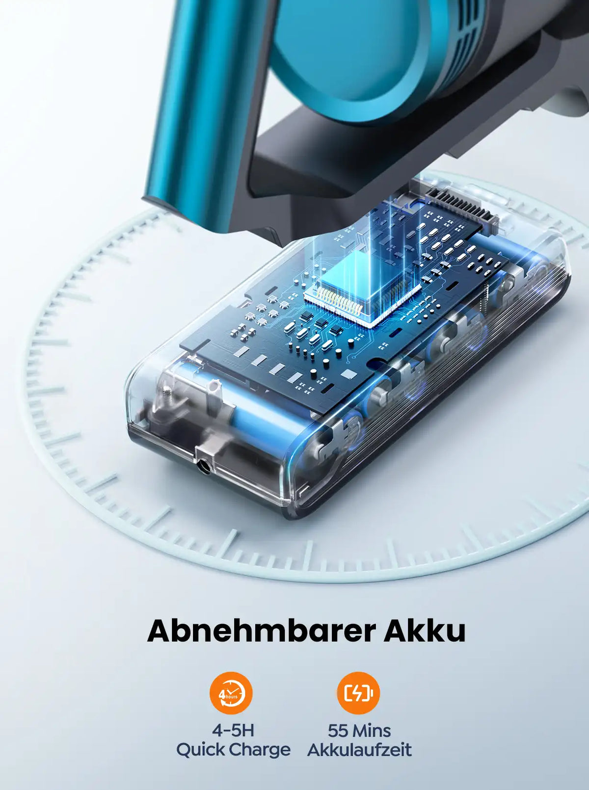 Pireware® Prime 3 Kabelloser Akku Staubsauger Beutellos