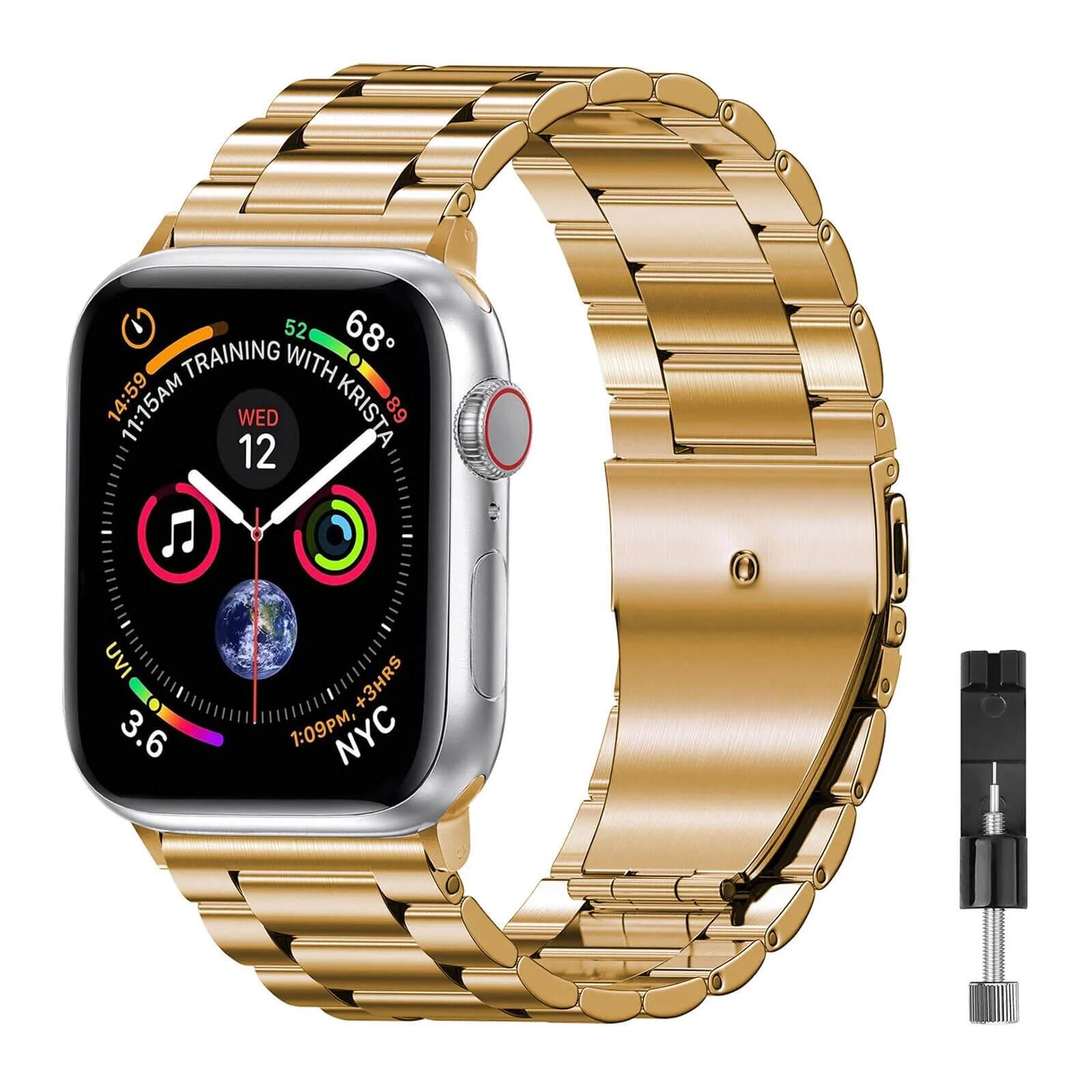 Pireware Validus Armband für die Apple Watch Gold Edelstahl