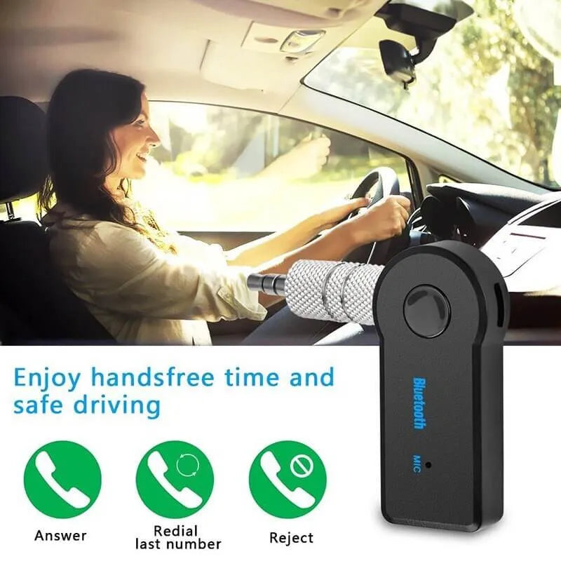 Aux zu Bluetooth Adapter fuer Auto zum telefonieren