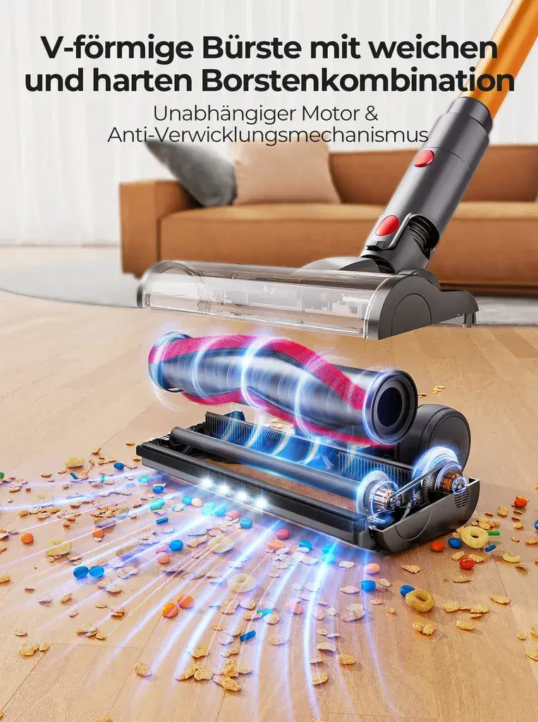 Pireware® Ultra 7 Kabelloser Akku Staubsauger Beutellos
