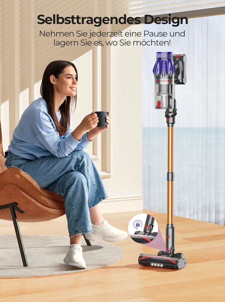 Pireware® Ultra 7 Kabelloser Akku Staubsauger Beutellos