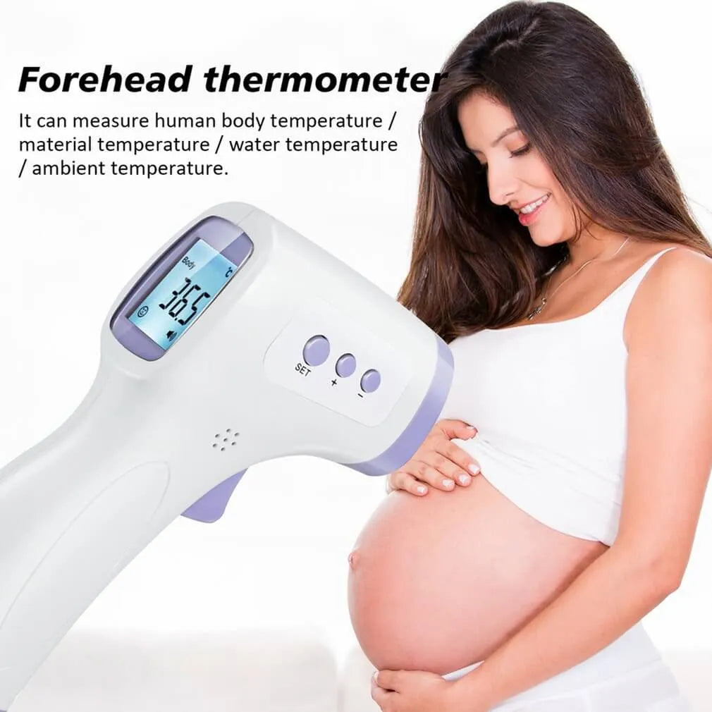 Fieberthermometer Kontaktlos an der Stirn mit LCD Display
