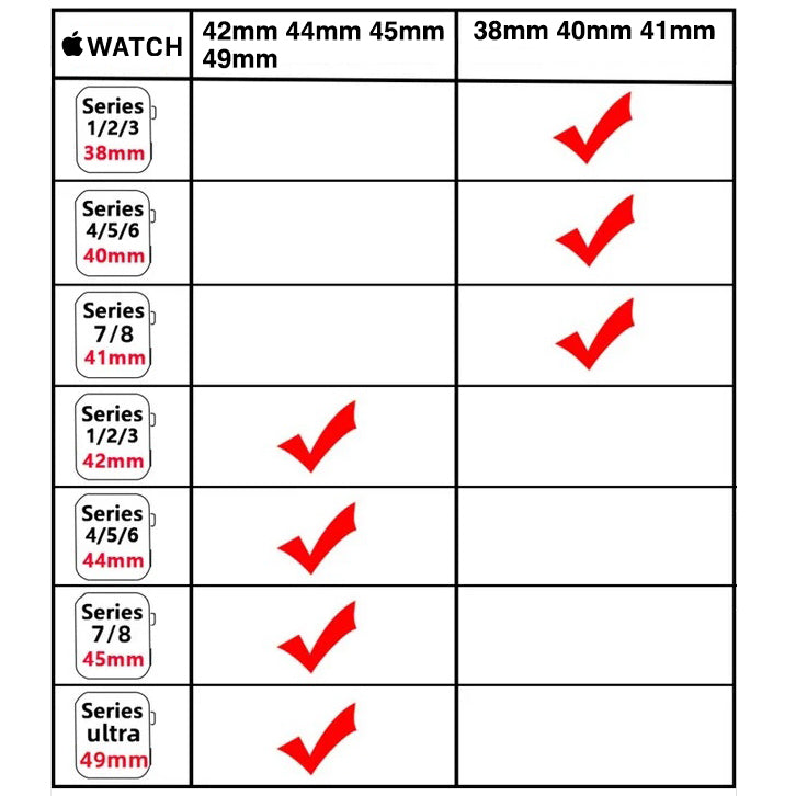 Apple Watch Armband Kompatibel mit Apple Watch Series 1 2 3 4 5 6 7 8 9 Ultra SE