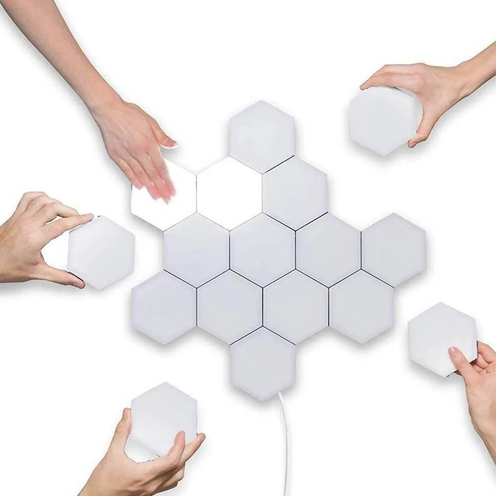 Quantum LED Licht Touch Sensor magnetische Module Beleuchtung Hexagon