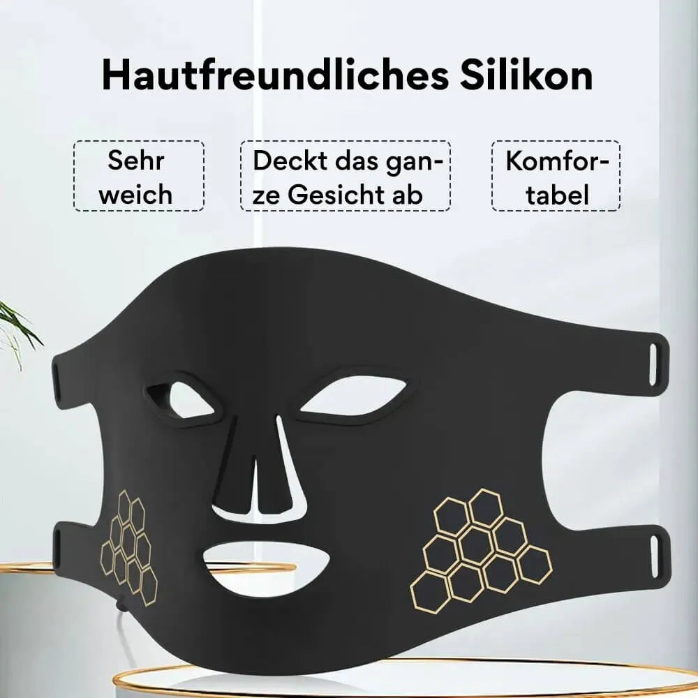 LED Lichttherapie Maske gegen Falten und Unreinheiten