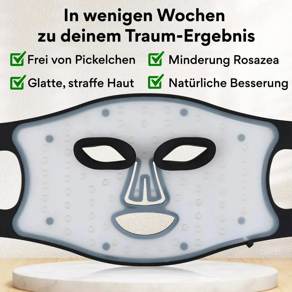 LED Lichttherapie Maske gegen Falten und Unreinheiten