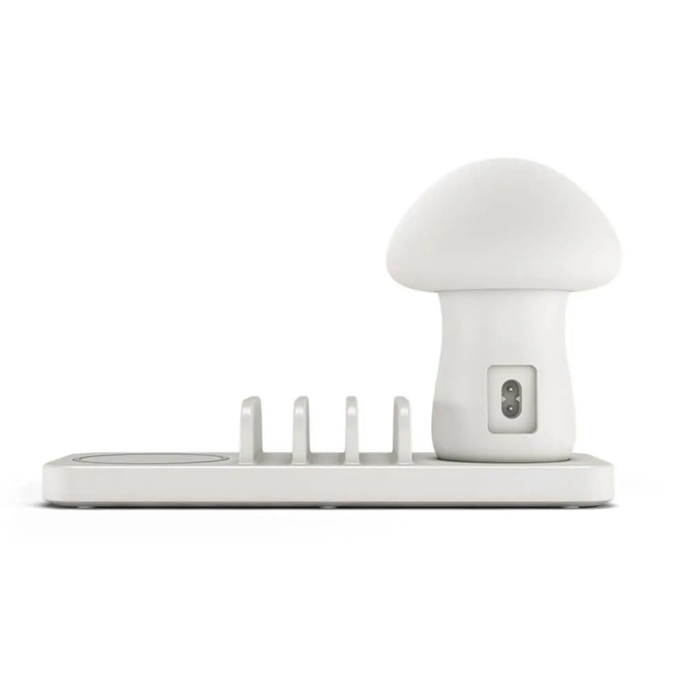 Nachtlicht LED Ladestation Qi USB
