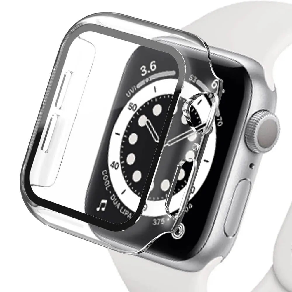 Pireware® Panzerglas Schutzhülle für Apple Watch