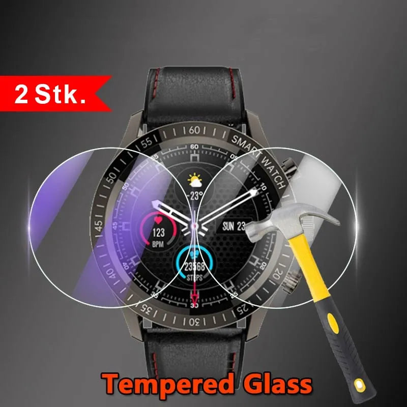 Panzerglas Displayschutzfolie 4 Stk. für Smartwatch Pireware® Vital Air