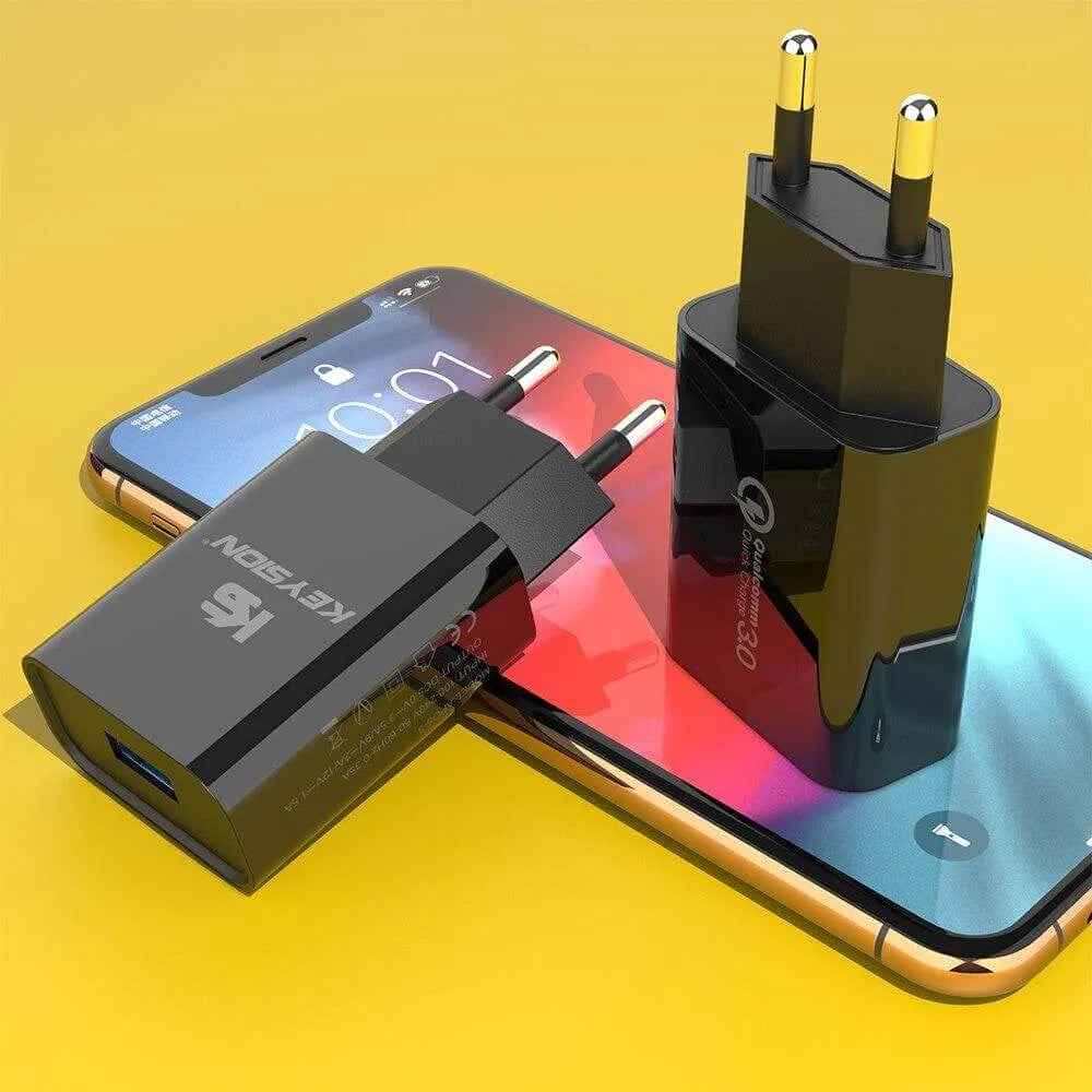 USB Adapter Schnell Laden schwarz
