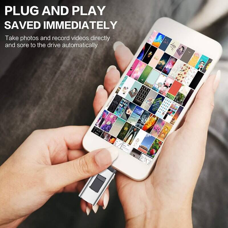 Apple iPhone USB Stick fuer einfache Bild uebertragung und Speicherplatzerweiterung