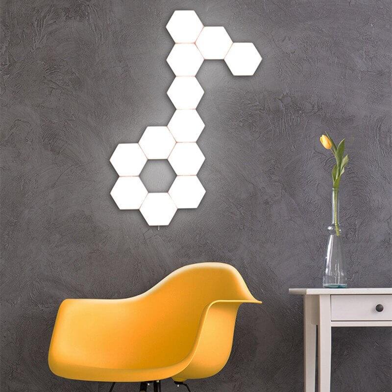 Quantum LED Licht Touch Sensor magnetische Module Beleuchtung Hexagon