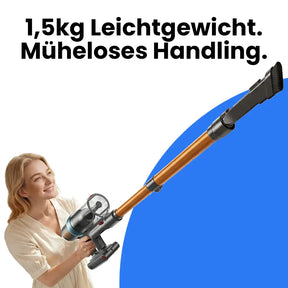 Pireware® Turbo 1200 Kabelloser Akku Staubsauger Beutellos