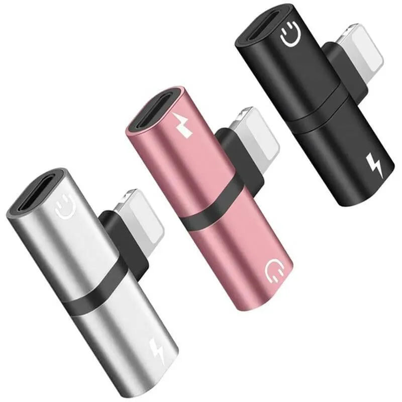 iPhone Adapter  2in1 für gleichzeitiges Musik hören und laden