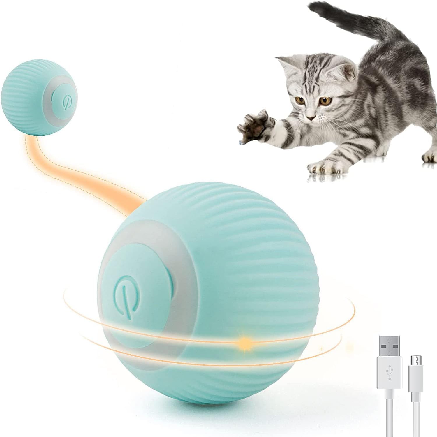 Katzenspielzeug Elektrisch - Interaktiver Katzenball