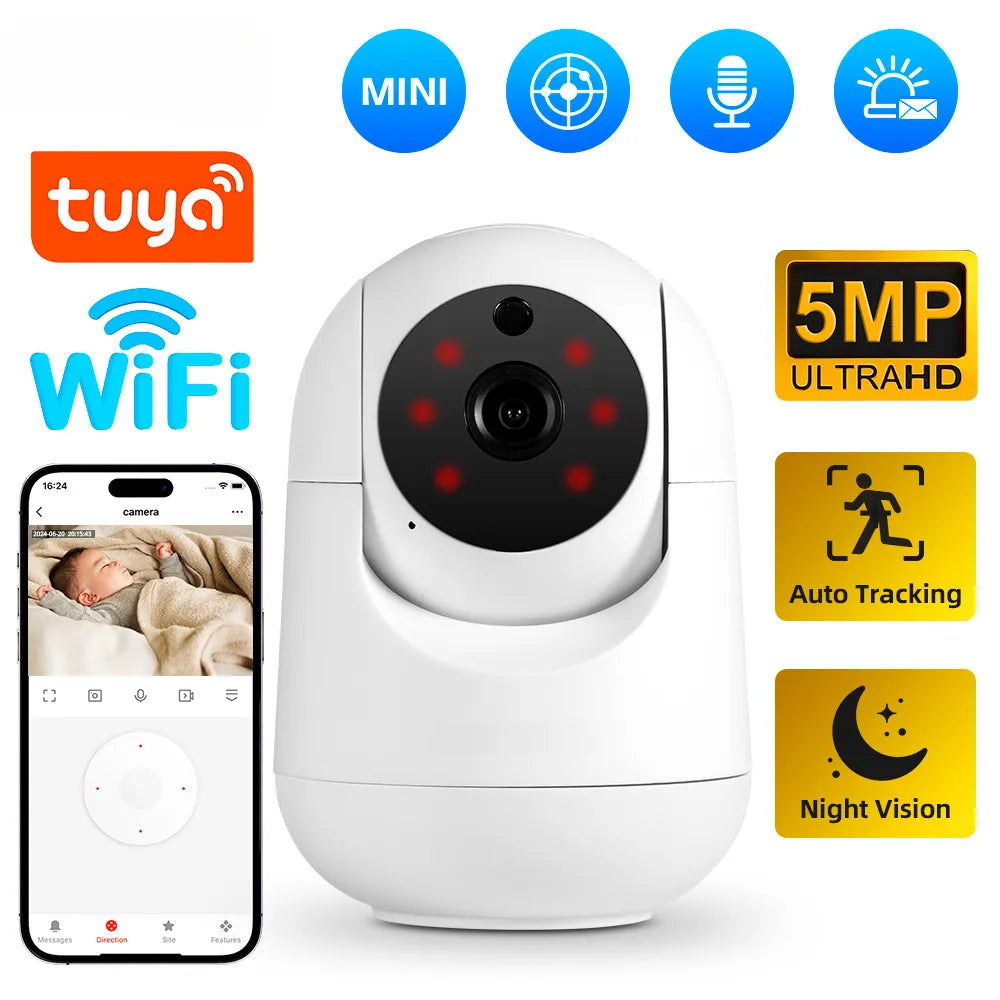 Pireware® Home-Security Sicherheitskamera 5MP 1080P