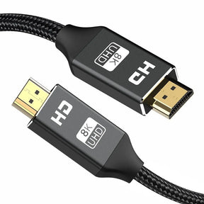 8k Hdmi 2.1 Kabel in schwarz