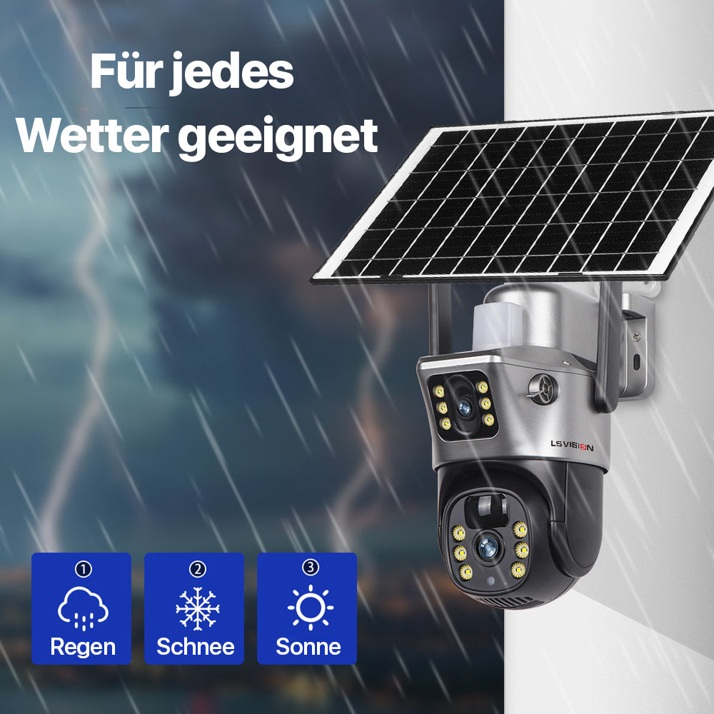 Pireware® Dual Weitwinkel Überwachungskamera