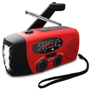 Notfall-Kurbelradio mit Solar & Powerbank