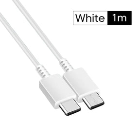 USB-C Ladekabel Schnell Laden für Samsung Galaxy S22 S21 S20 Note 20 10 A90 Typ C Ladegerät Schnelles Aufladen mit USB C auf Typ C Kabel