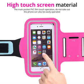 handy aufbewahrung beim joggen Handy-Halter Universal Armband Laufen Sport Smartphone-Tasche 6,8 Zoll