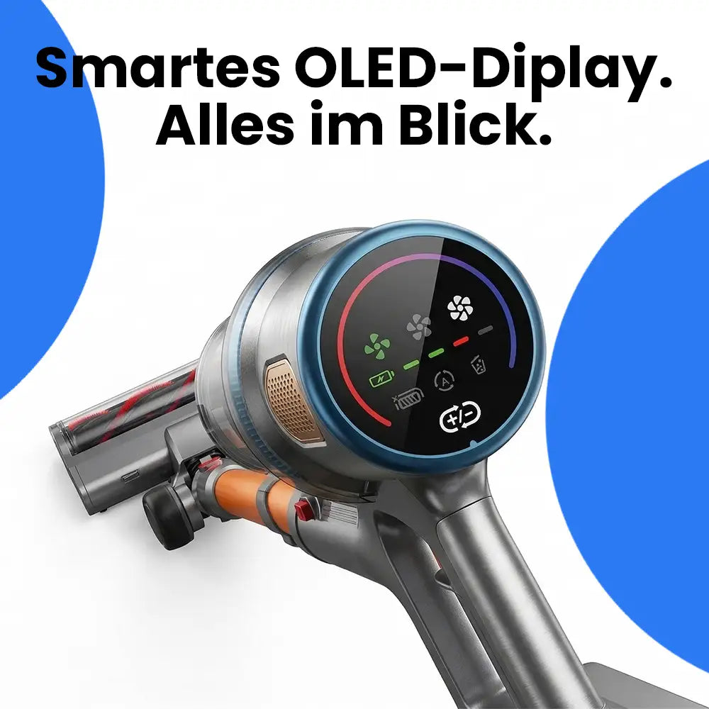 Pireware® Turbo 1200 Kabelloser Akku Staubsauger Beutellos