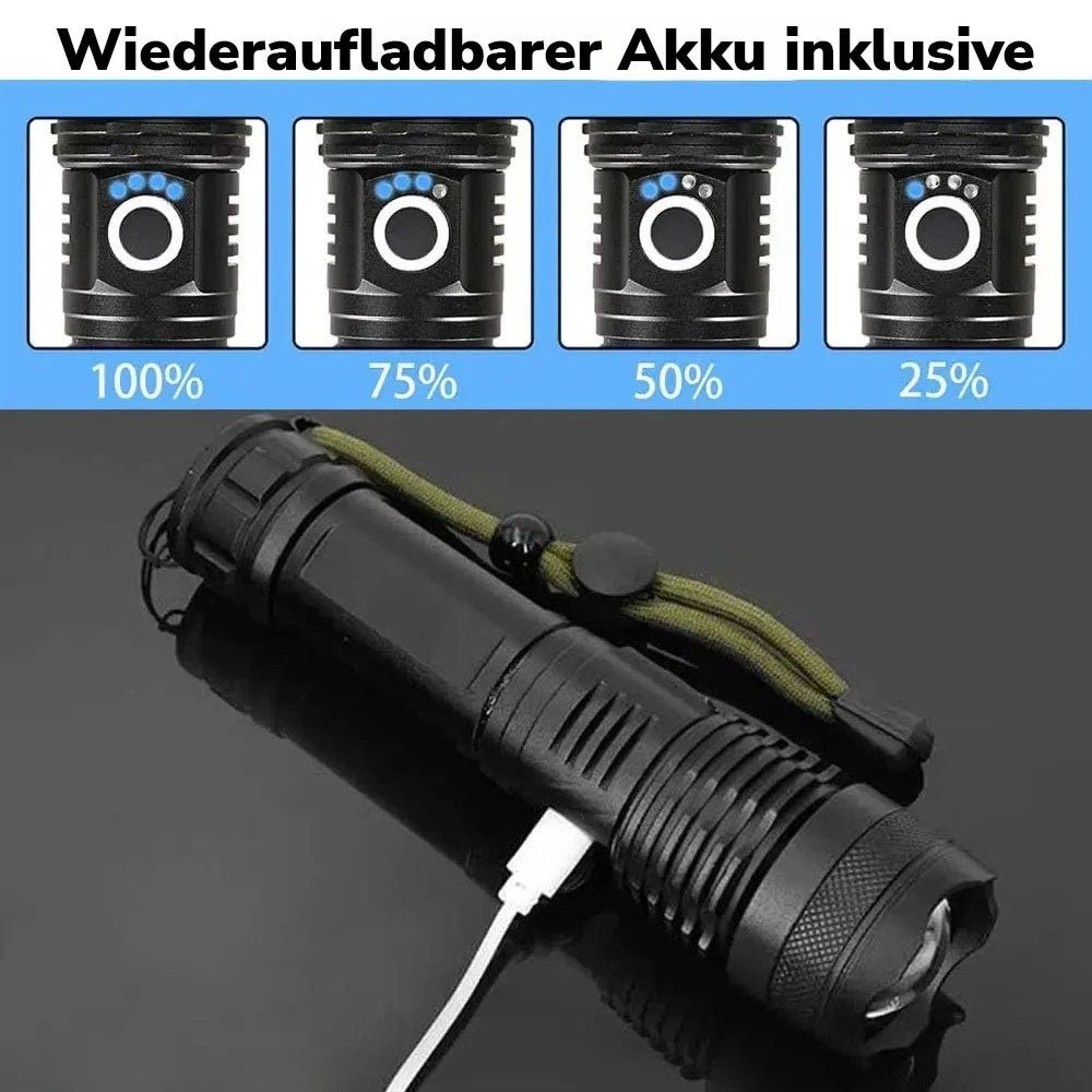LED Taschenlampe – Extrem hell - Immer Einsatzbereit