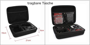 Action Cam Kamera 4K Zubehoer tragbare Tasche Tragetasche