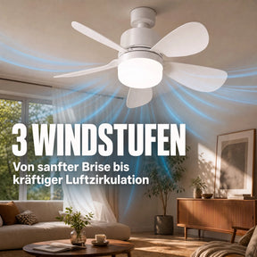 Pireware® AirLux Deckenventilator-Leuchte