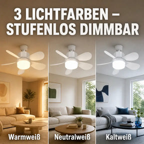 Pireware® AirLux Deckenventilator-Leuchte