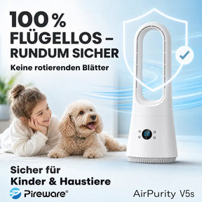 Pireware® AirPurity 2-in-1 Luftkühler und Luftreiniger V5s