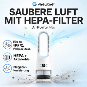 Pireware® AirPurity 2-in-1 Luftkühler und Luftreiniger V5s