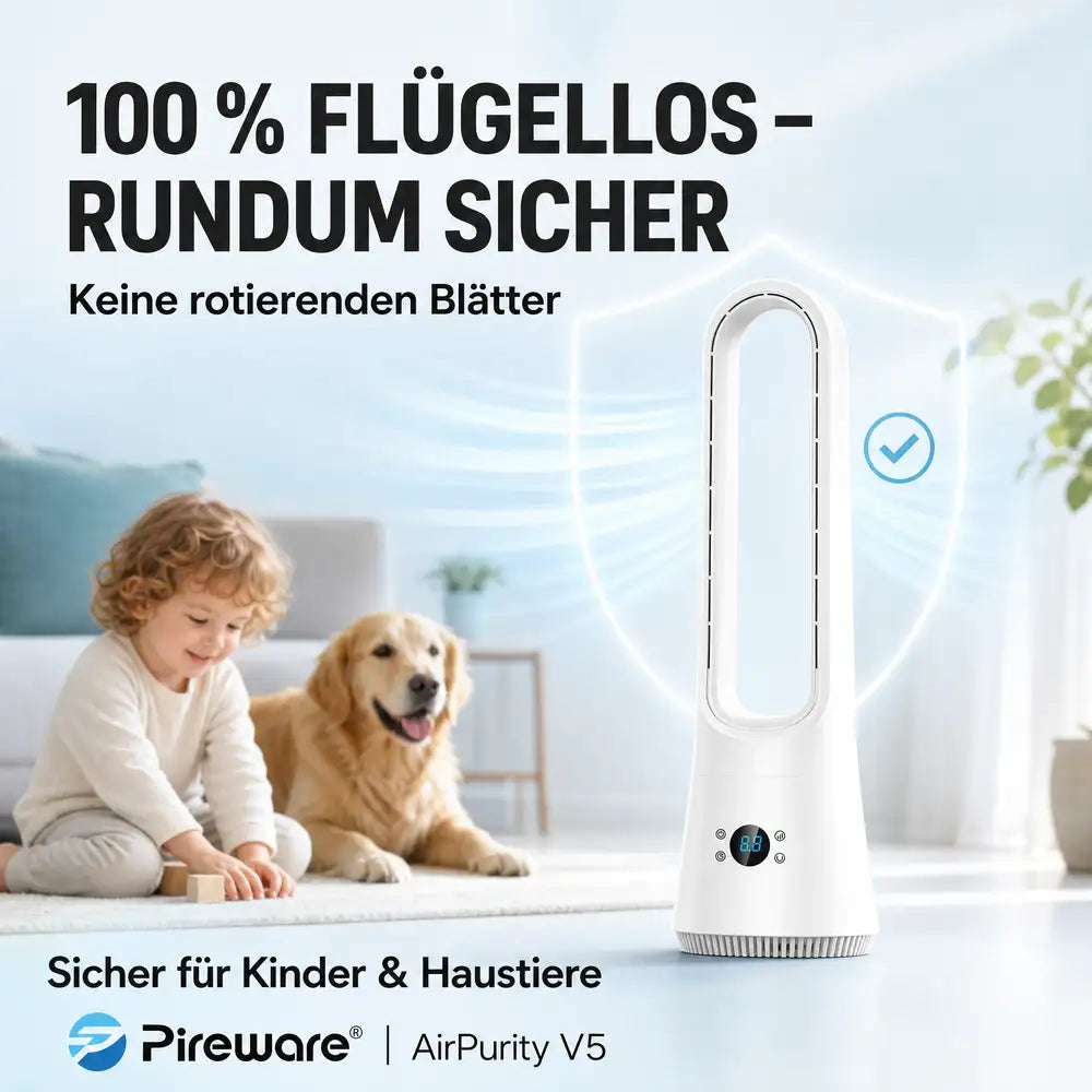 Pireware® AirPurity 2-in-1 Luftkühler und Luftreiniger V5