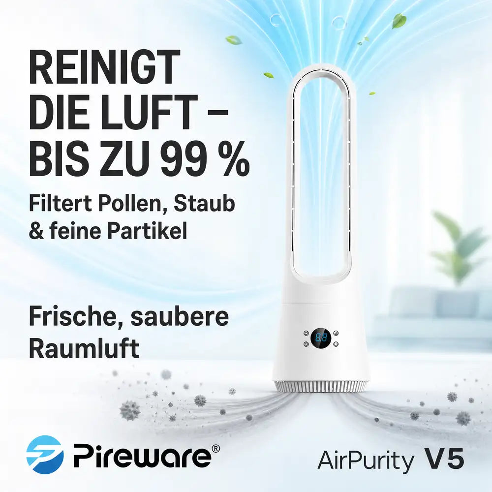 Pireware® AirPurity 2-in-1 Luftkühler und Luftreiniger V5