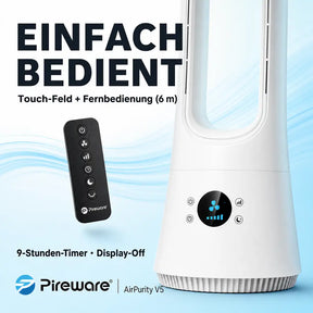 Pireware® AirPurity 2-in-1 Luftkühler und Luftreiniger V5