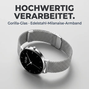 Hochwertig verarbeitet – Amory 5 Mini mit Edelstahl-Milanaise-Armband