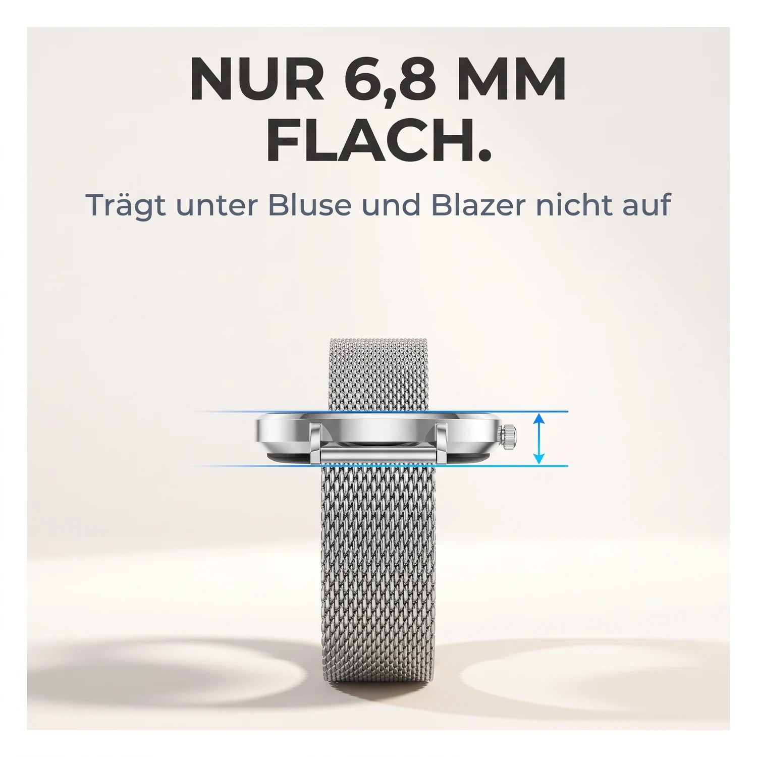 Nur 6,8 mm flach – Amory 5 Mini in der Seitenansicht