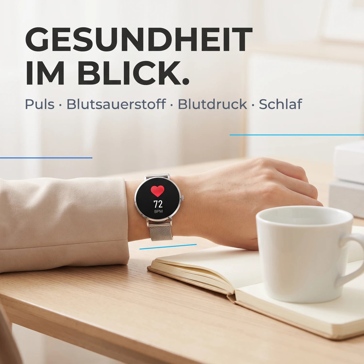Gesundheit im Blick – Amory 5 Mini mit Pulsanzeige