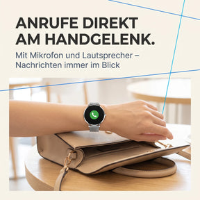 Anrufe direkt am Handgelenk – Amory 5 Mini zeigt einen eingehenden Anruf