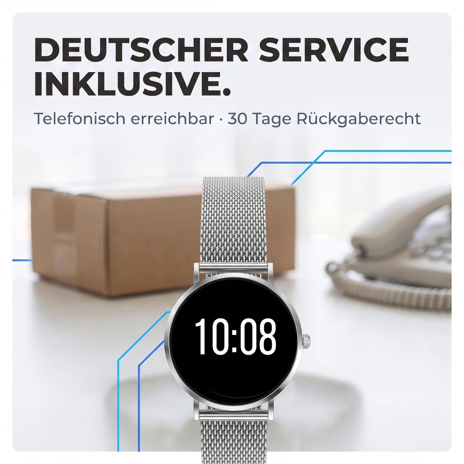 Deutscher Service inklusive – Amory 5 Mini, telefonisch erreichbar, 30 Tage Rückgaberecht