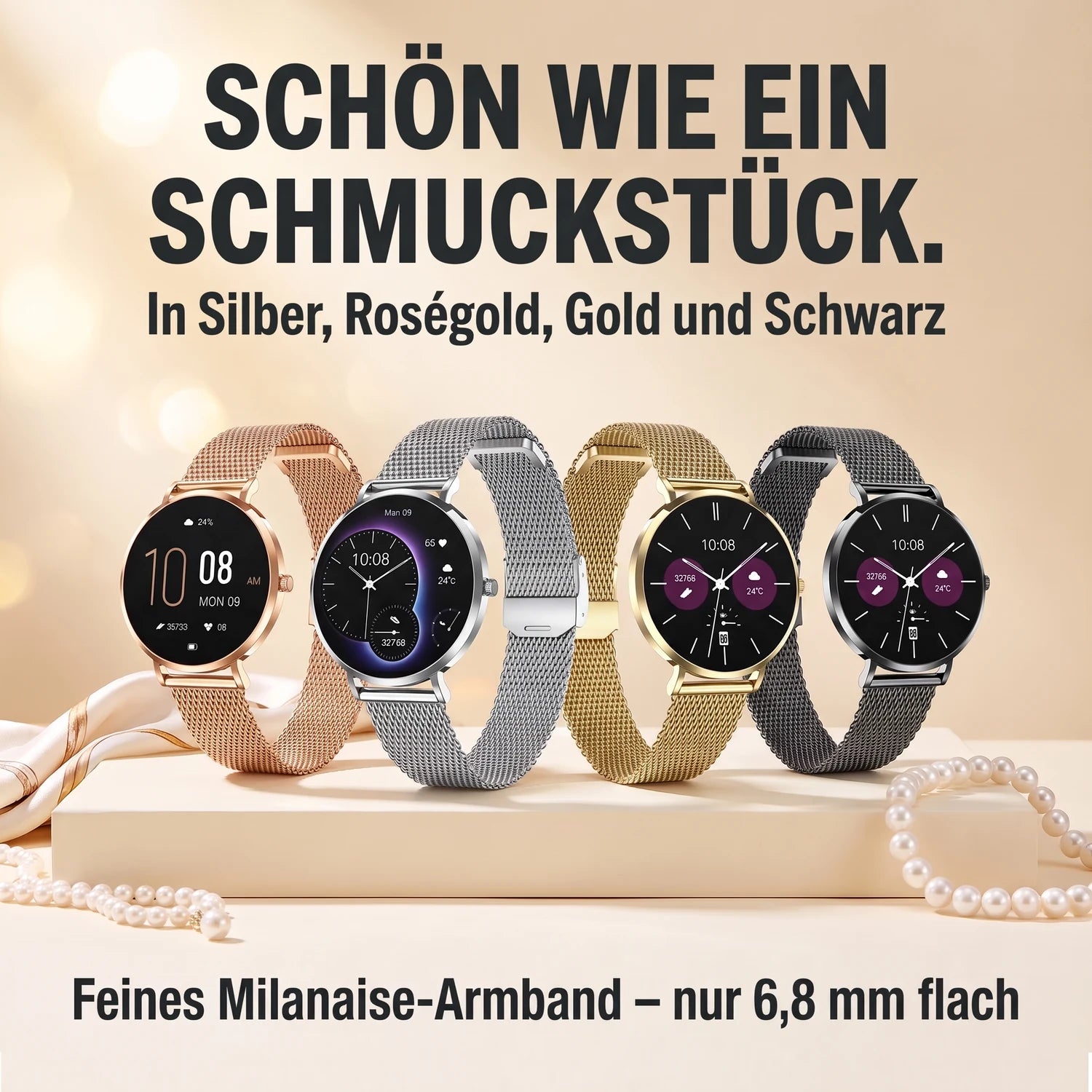 Schön wie ein Schmuckstück – Amory 5 Mini in Roségold, Silber, Gold und Schwarz