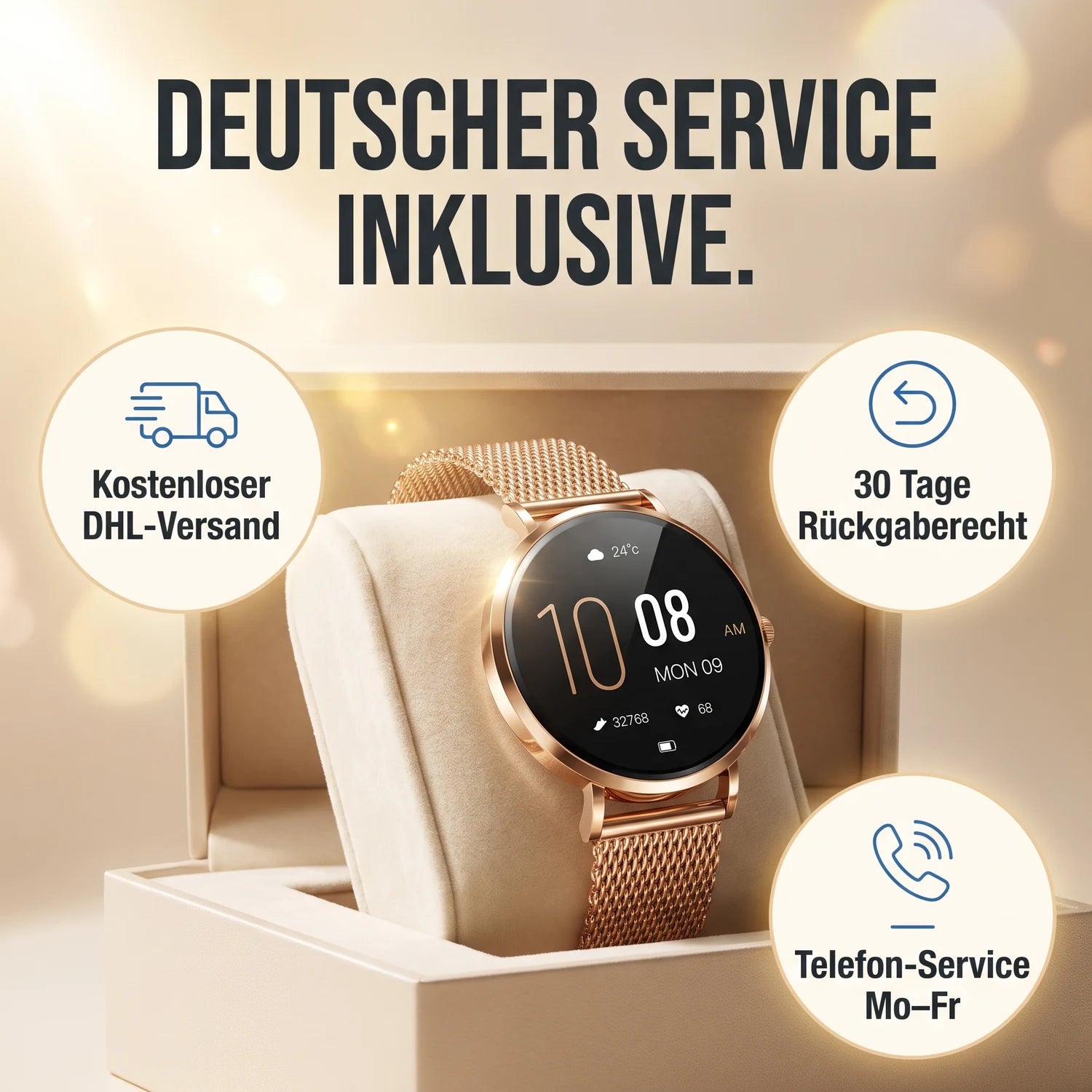Deutscher Service inklusive – Amory 5 Mini in einer Geschenkbox