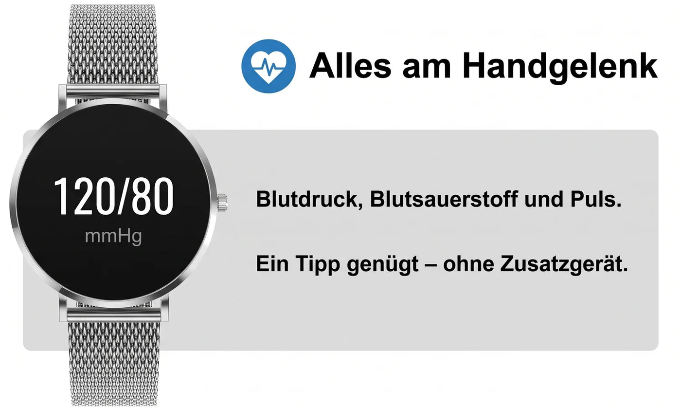 Amory 5 Mini – Blutdruck, Blutsauerstoff und Puls direkt am Handgelenk