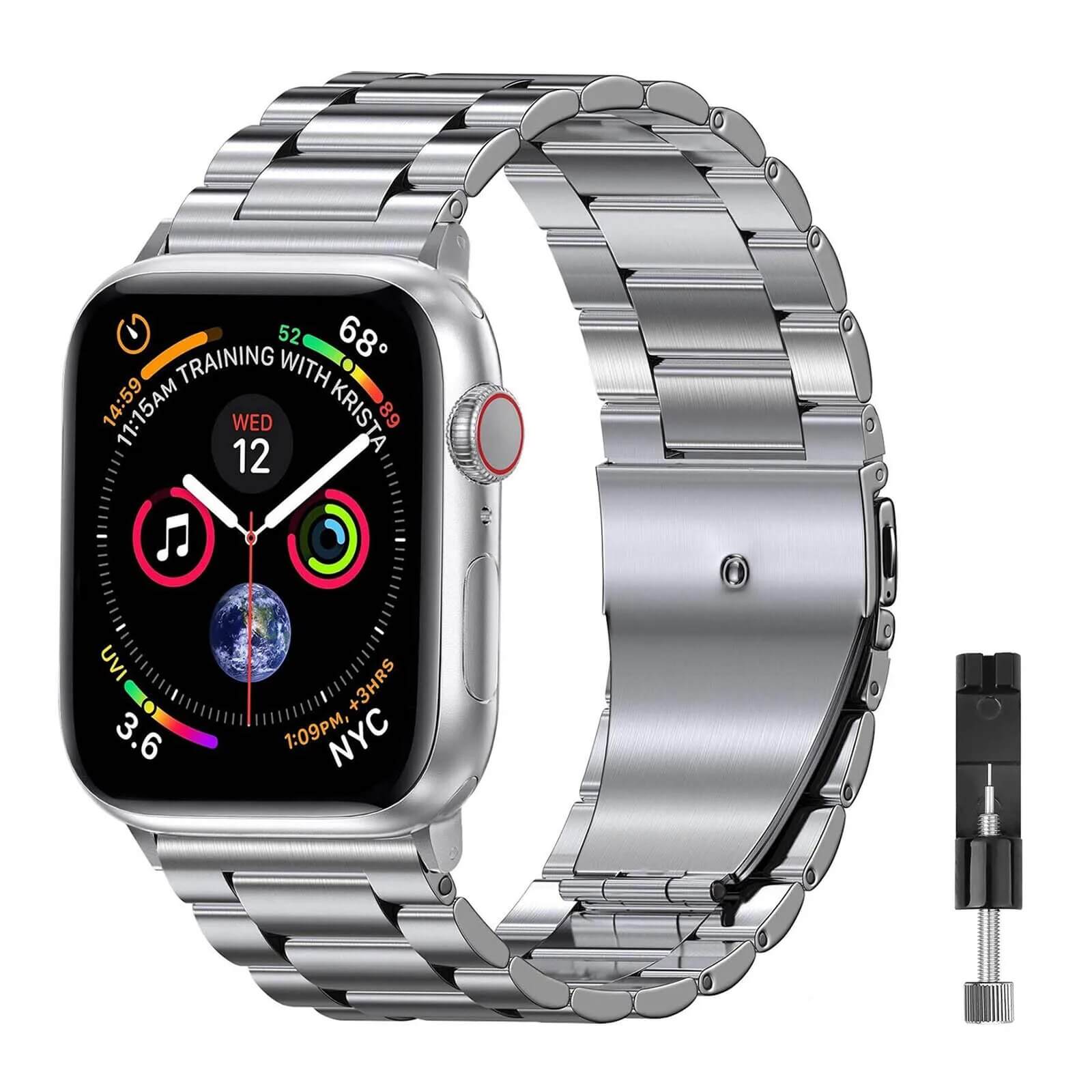 Pireware Validus Armband für die Apple Watch Schwarz Edelstahl