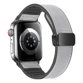 Apple Watch Armband aus Leder mit Magnetverschluss