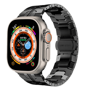 Pireware Titan Schwarz Apple Watch Armband 