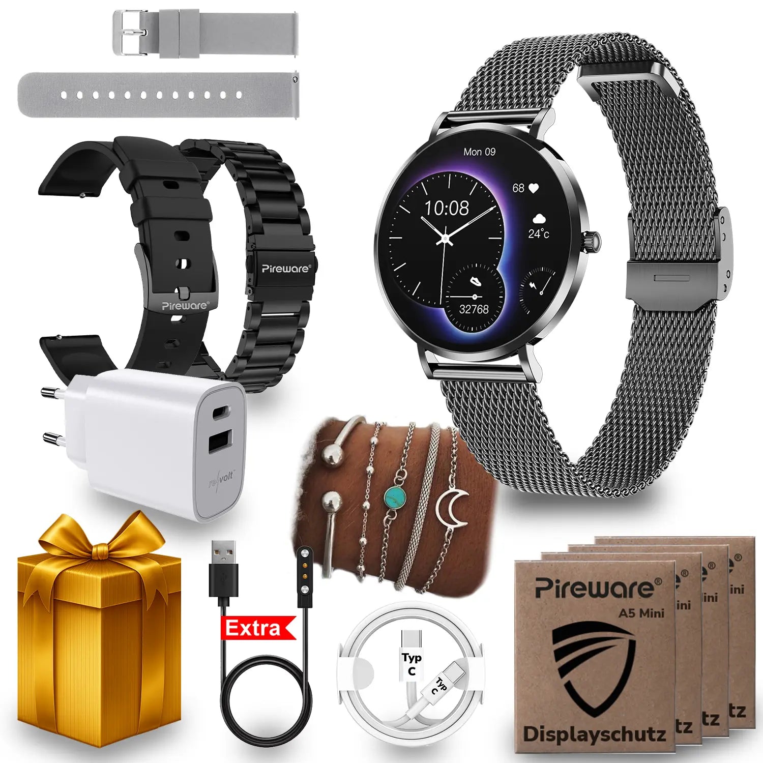 Pireware® Amory 5 Mini Smartwatch